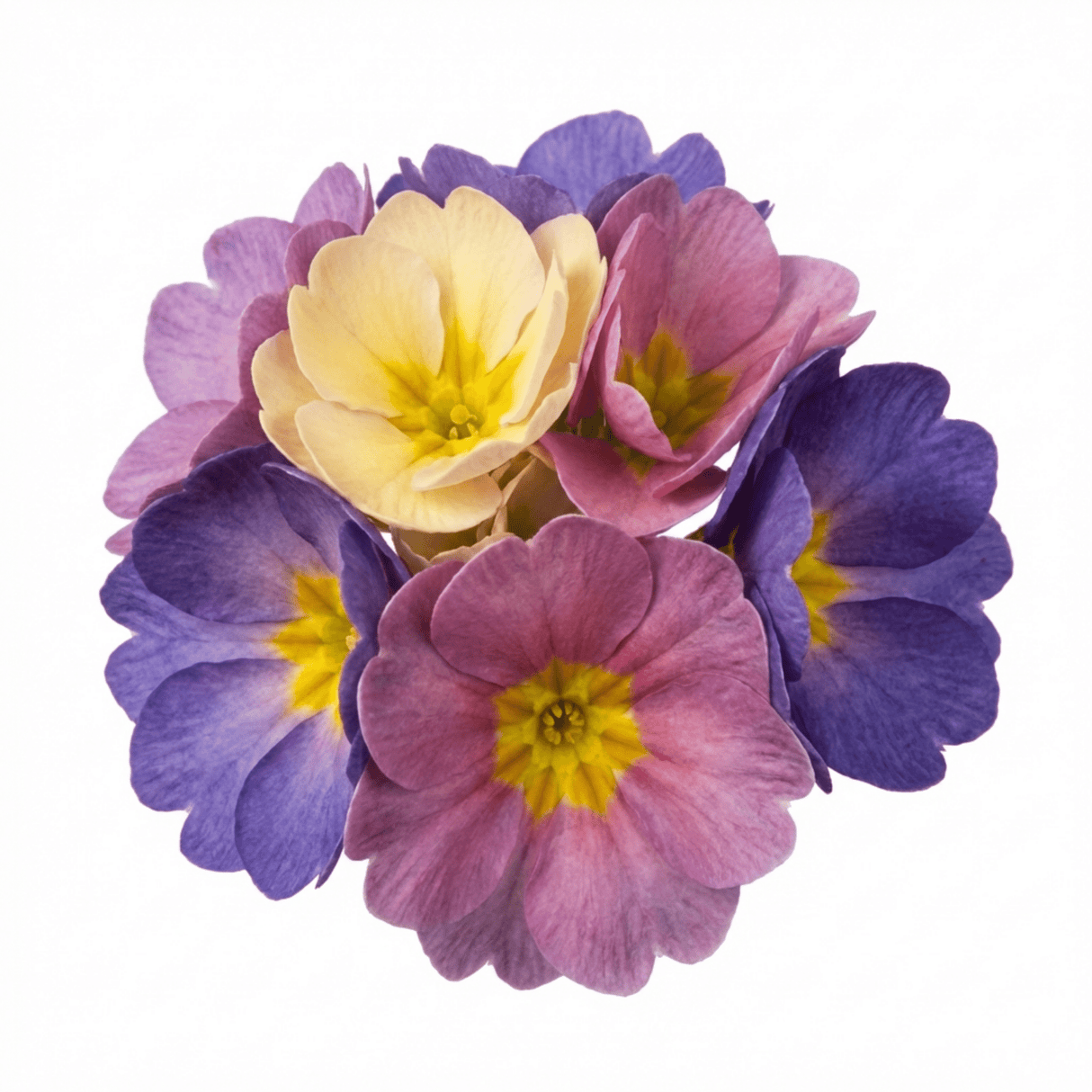 Set of 3 or 6 Primrose Chameleon Blue Hardy Perennial Plants, Colour Changing Spring Flowers, Outdoor Garden Ready, 1 Litre Root-Ball - Frankton's