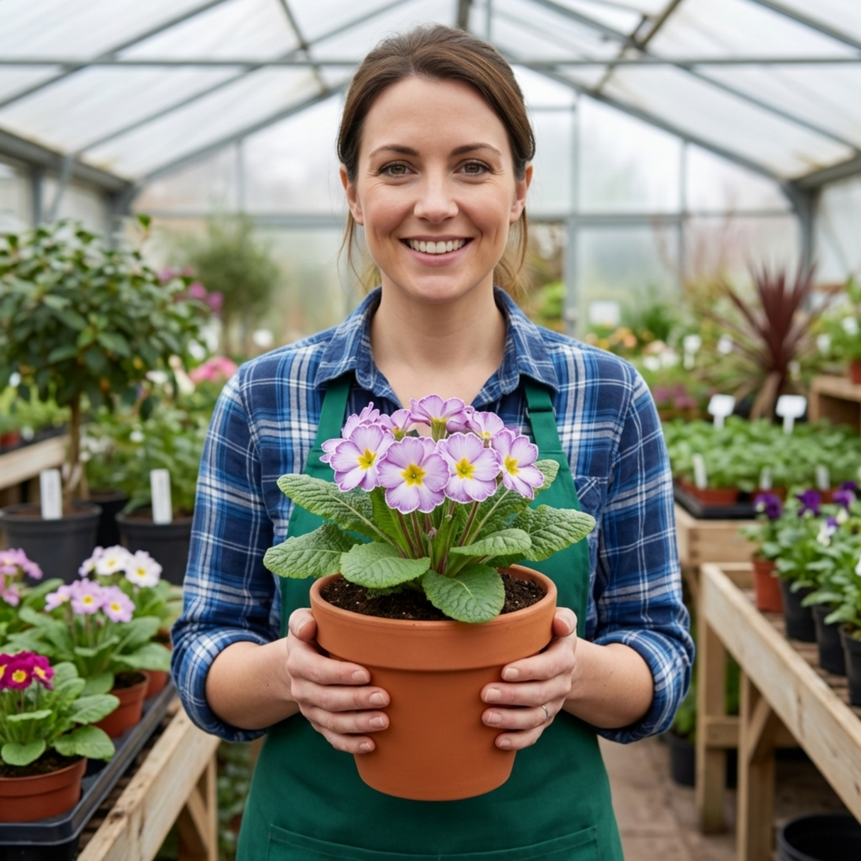 Set of 3 or 6 Primrose Queen Lilac Picotee Plants, Hardy Perennial, Spring & Autumn Flowering, Outdoor Garden Ready, 1 Litre Root-Ball - Frankton's