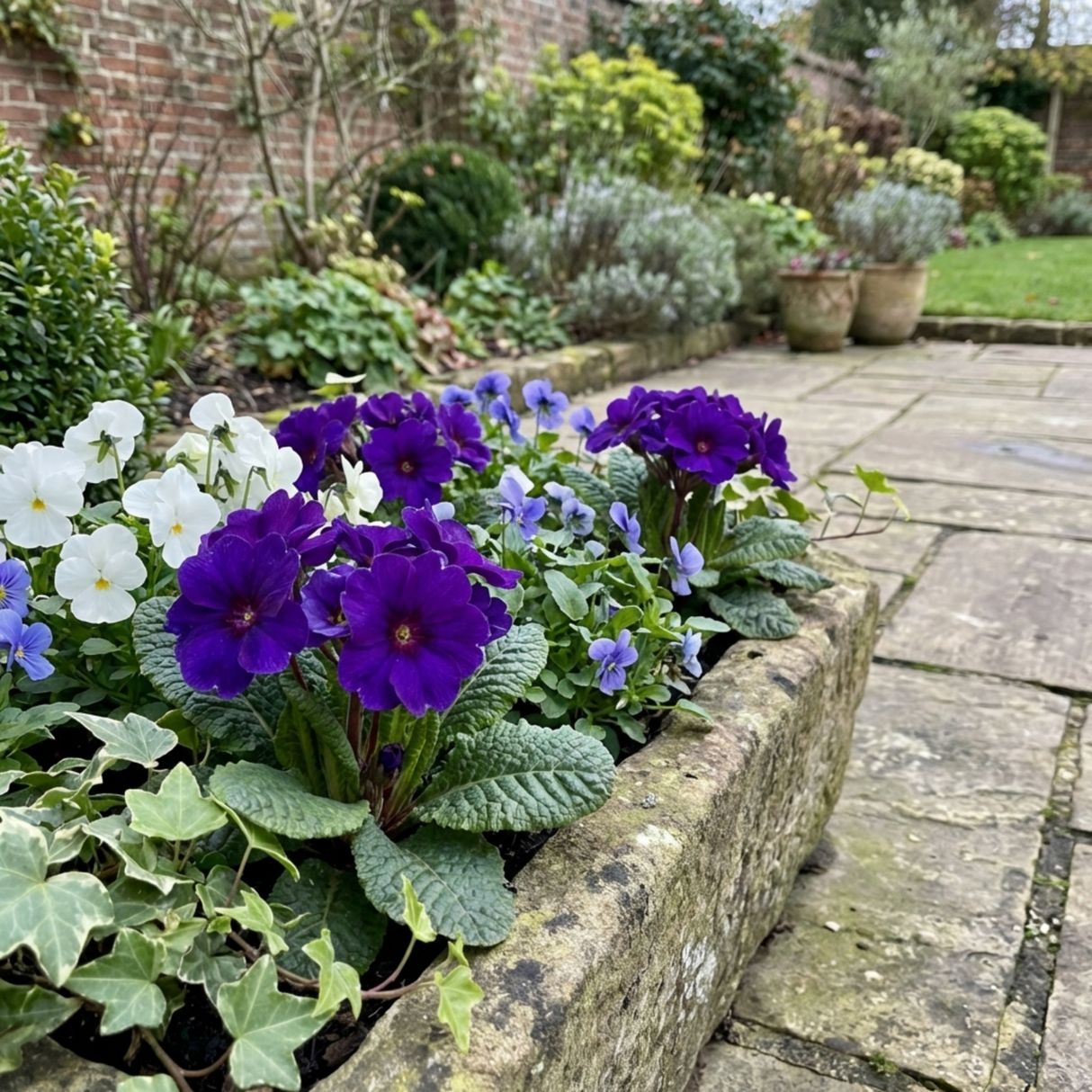 Set of 3 or 6 Primrose ‘Queen Neon Violet’ Hardy Perennial Plants, Bee Friendly Spring Flowering, Outdoor Garden Ready, 1 Litre Root-Ball - Frankton's