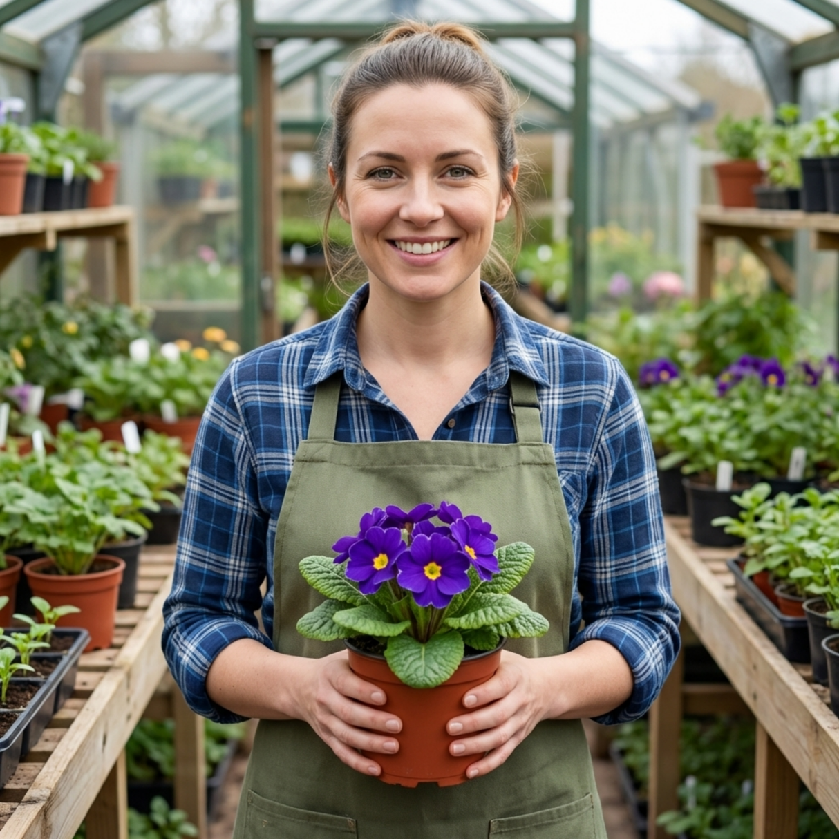 Set of 3 or 6 Primrose ‘Queen Neon Violet’ Hardy Perennial Plants, Bee Friendly Spring Flowering, Outdoor Garden Ready, 1 Litre Root-Ball - Frankton's