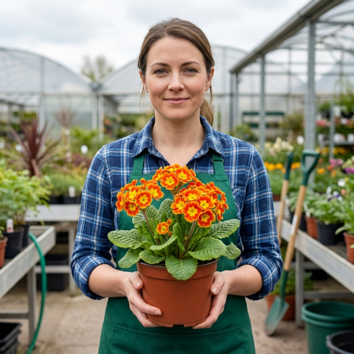 Set of 3 or 6 Primula veris Orange with Yellow Hardy Perennial Plants, Spring Flowering, Outdoor Garden Ready, 11cm Root-Ball - Frankton's