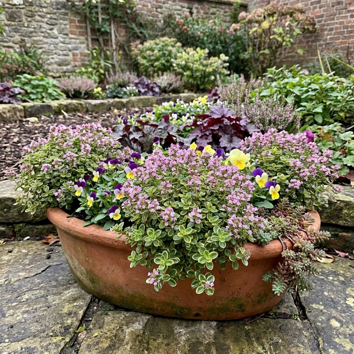 Set of 3 or 6 Thymus citriodorus ‘Doone Valley’ Thyme Herb Plants, Hardy Perennial Culinary Herb, Outdoor Garden Ready, 1 Litre Root-Ball - Frankton's