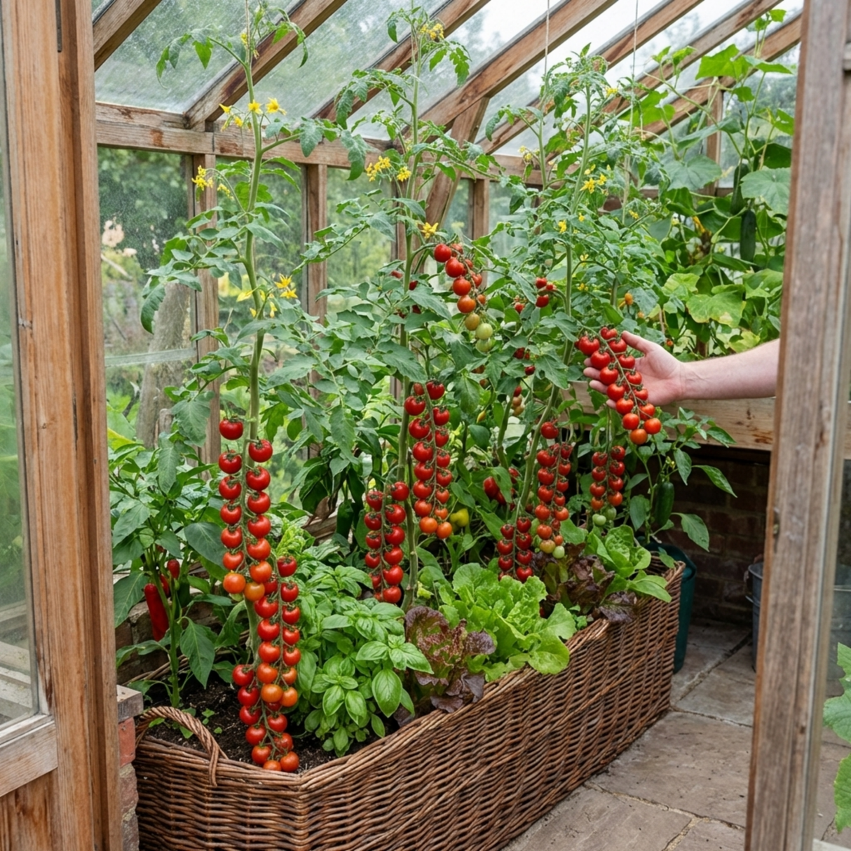Set of 3 or 6 Tomato ‘Consuelo’ Plants, High Yield Sweet Cherry Tomato, Garden Ready Live Vegetable Seedlings, 1L Root Ball - Frankton's