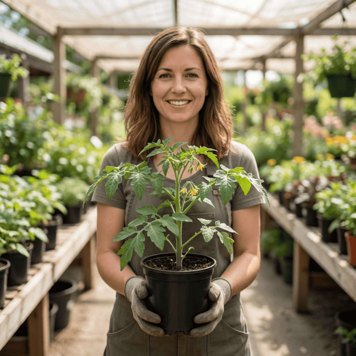 Set of 3 or 6 Tomato ‘Consuelo’ Plants, High Yield Sweet Cherry Tomato, Garden Ready Live Vegetable Seedlings, 1L Root Ball - Frankton's