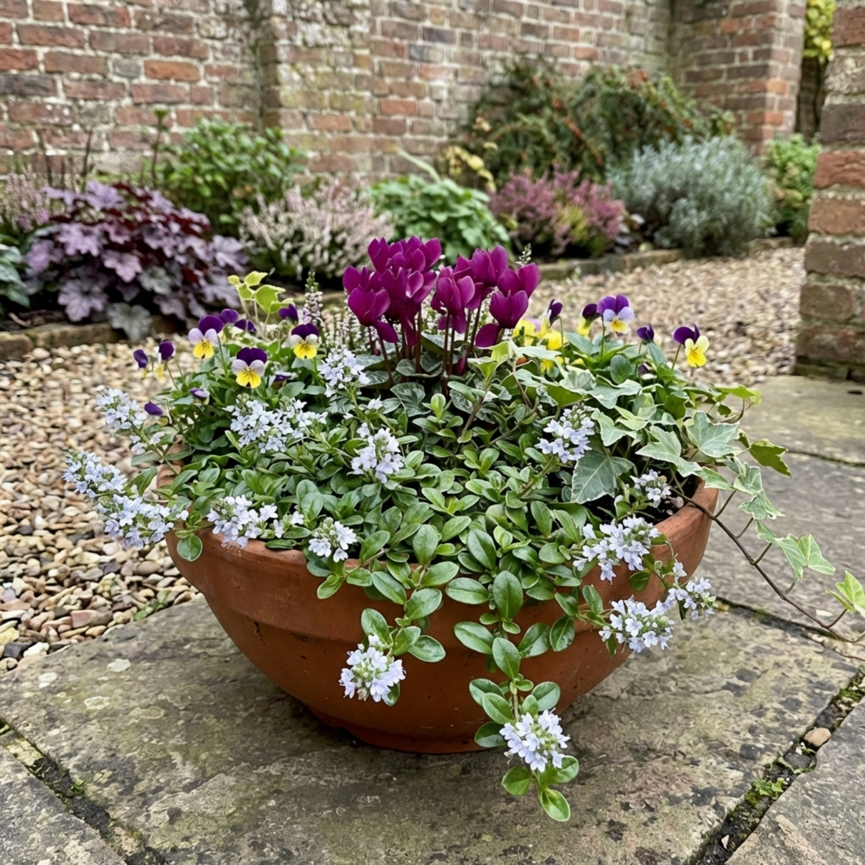 Set of 3 or 6 Veronica Repens Creeping Speedwell Plants, Hardy Flowering Perennial Ground Cover, Outdoor Garden Ready, 1 Litre / 11cm Root-Ball - Frankton's