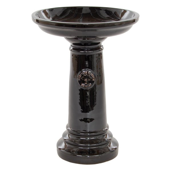 Black Heritage Bird Bath Large - Frankton's