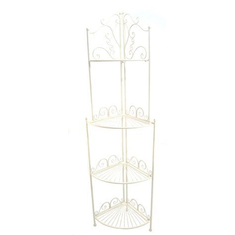 Blaisdon Corner Shelf 4 tier - Cream - Frankton's