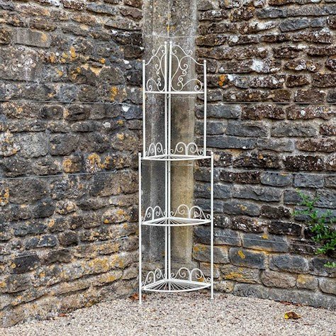 Blaisdon Corner Shelf 4 tier - Cream - Frankton's