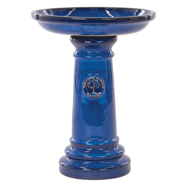 Heritage Garden Blue Heritage Bird Bath Small Frankton's