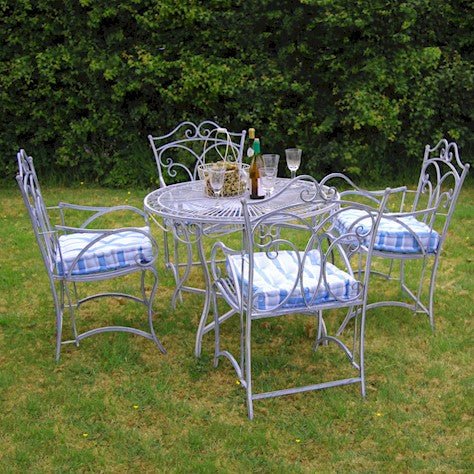 Heritage Dining Set 5 piece - Antique Grey - Frankton's