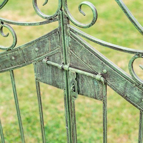 Vintage Arch with Gates - Green Rusty - Frankton's