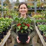 1 Aucuba Japonica Rozannie Plant, Hardy Evergreen Shrub, Outdoor Garden Ready, 3 Litre Root Ball - Frankton's