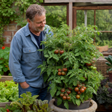 1 Brandy Boy Beefsteak Tomato Plant, Outdoor Garden Ready, High Yield Vegetable, 2Ltr Root Ball - Frankton's