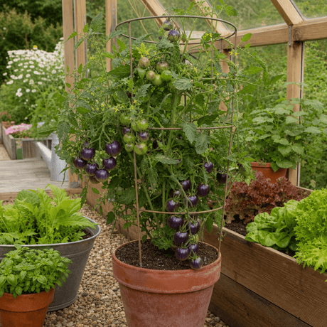 1 Cherry Tomato Floridity Live Plant, Outdoor Garden Ready, Grow Your Own Tomatoes, 2 Litre Root Ball - Frankton's