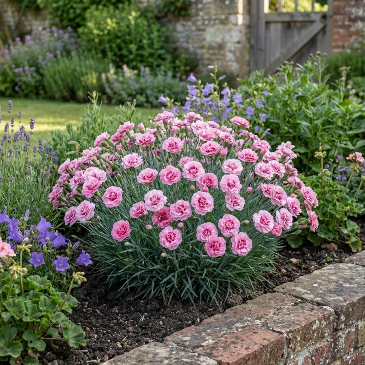 1 Cocktail Pink Dianthus Cosmopolitan Plant, Hardy Summer Perennial, Outdoor Garden Ready, 5 Litre Root Ball - Frankton's