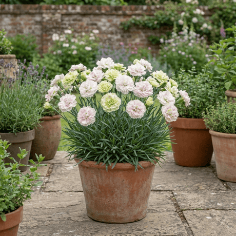 1 Cocktail Pink Dianthus Mojito Plant, Hardy Fragrant Summer Garden Perennial, 5 Litre Root Ball - Frankton's