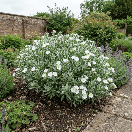 1 Convolvulus Cneorum Silver Bush Plant, Hardy Evergreen White Flowering Shrub, 2L Root-Ball - Frankton's