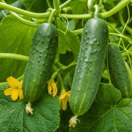 1 Cucumber Tasty Green Plant, Grow Your Own Fresh Cucumbers, Garden Ready, 2 Litre Root Ball - Frankton's