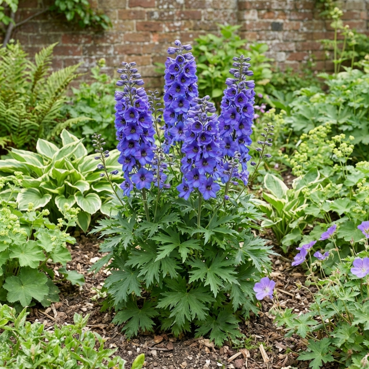 1 Delphinium Pixie Neptune Rocket, Hardy Perennial Flowering Plant, Garden Ready, 3 Litre Root Ball - Frankton's