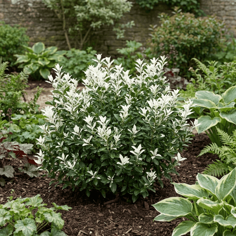 1 Euonymus Japonicus Paloma Blanca Plant, Hardy Evergreen Shrub for Garden, 7.5 Litre Root-Ball - Frankton's