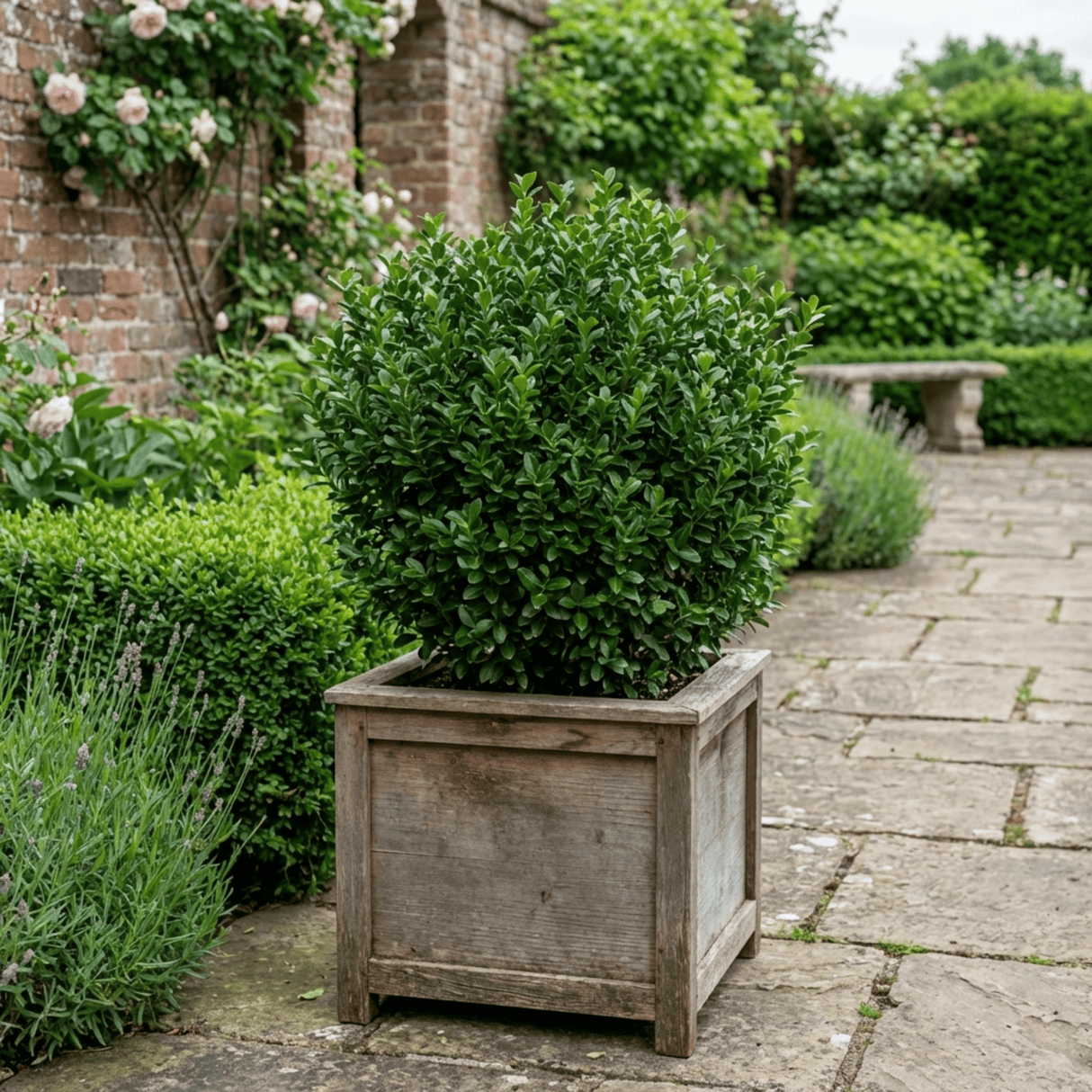 1 Euonymus Microphyllus Evergreen Hedge Plant, Hardy Low Maintenance Garden Shrub, 17cm Root-Ball - Frankton's