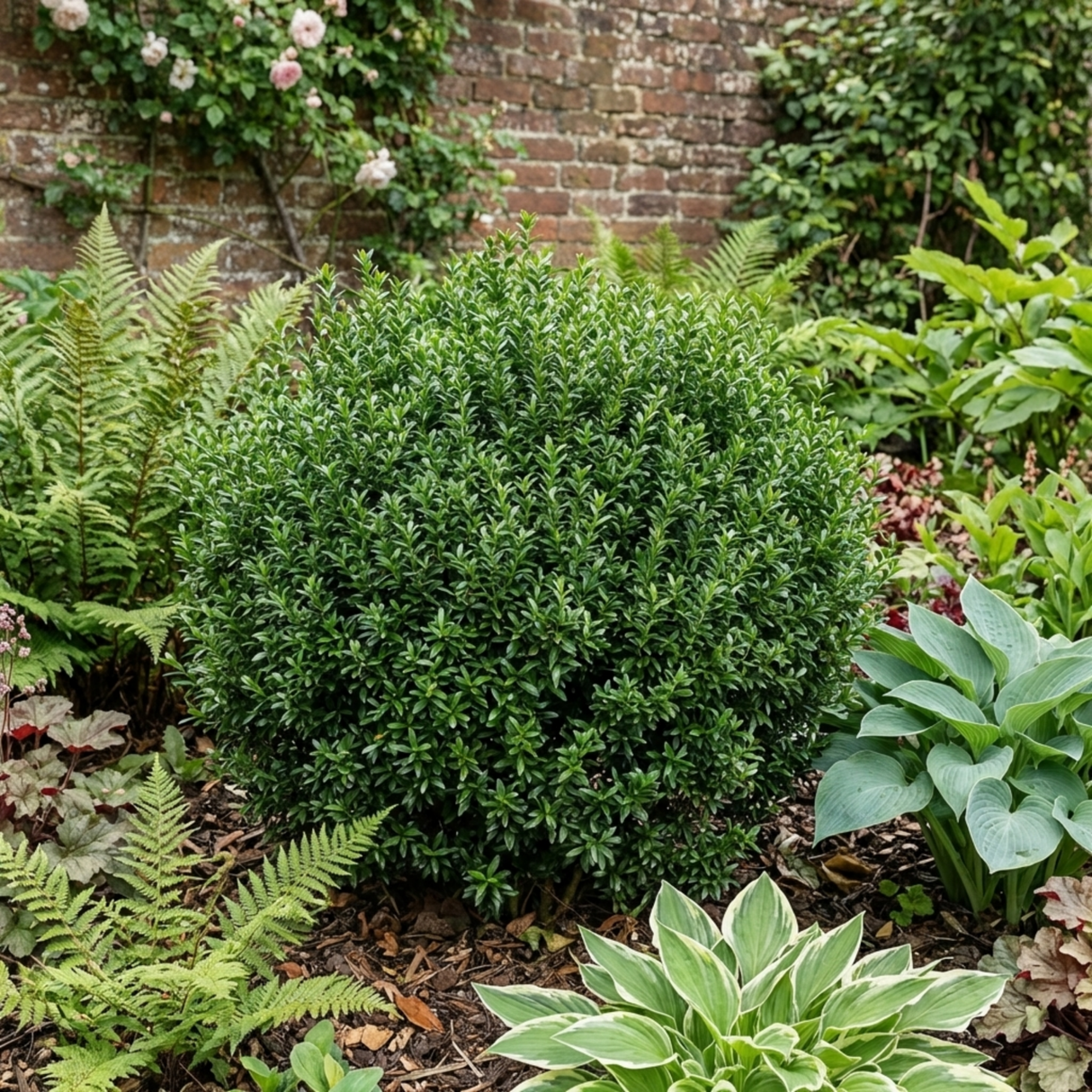 1 Euonymus Microphyllus Evergreen Hedge Plant, Hardy Low Maintenance Garden Shrub, 17cm Root-Ball - Frankton's