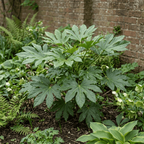 1 Fatsia Japonica Japanese Aralia Plant, Hardy Evergreen Shade Loving Shrub, 7.5 Litre Root-Ball - Frankton's