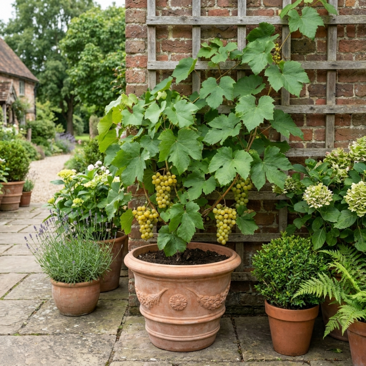 1 Grape Vine Vitis Centennial White Seedless Plant, Hardy Outdoor Garden Ready, 3 Litre Root Ball - Frankton's