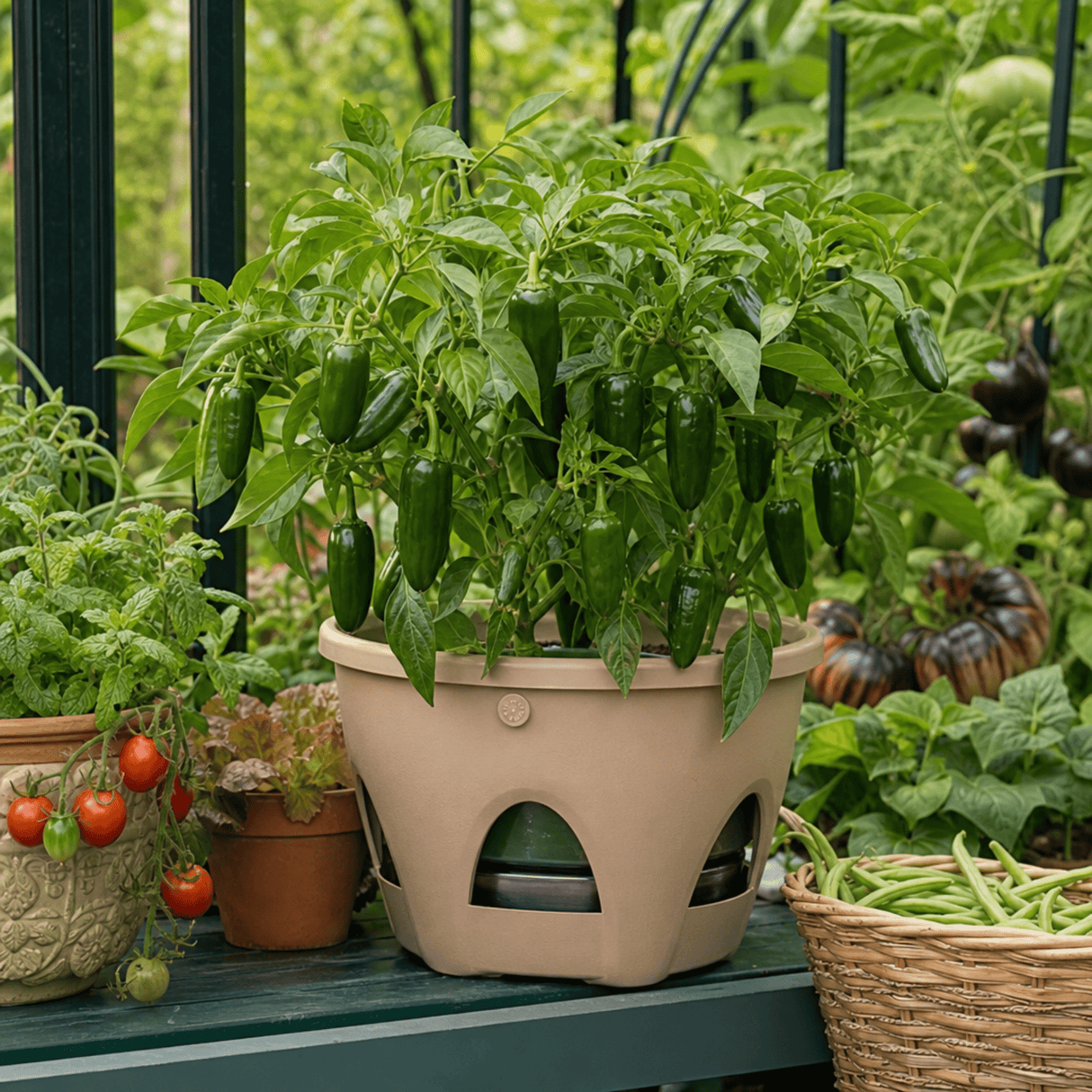 1 Jalapeno Chilli Pepper Plant, Garden Ready, Grow Your Own Hot Peppers, 2 Litre Root Ball - Frankton's