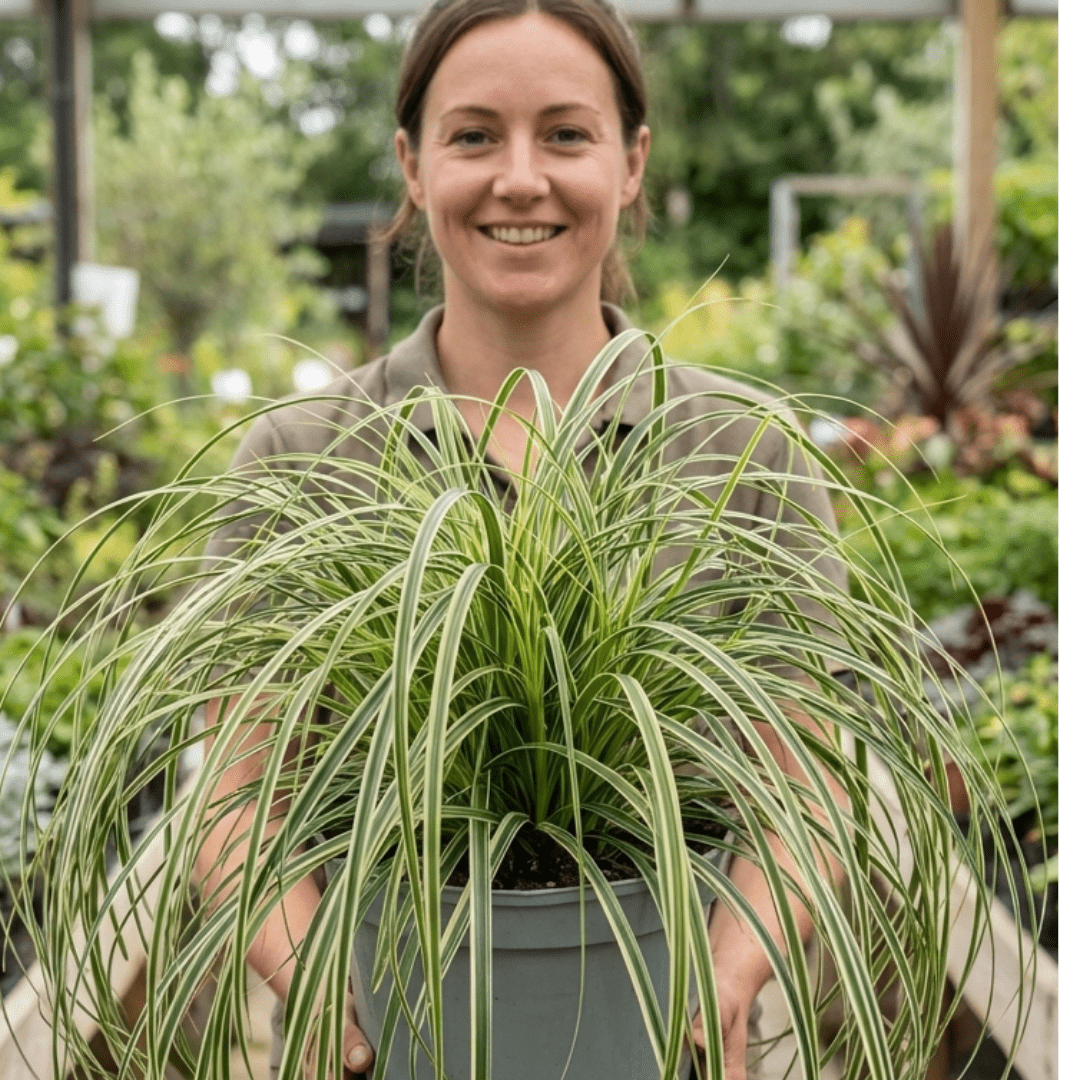 1 Large Plant - Carex Feather Falls, Ready to Plant in Your Garden, 5L Pot - Frankton's