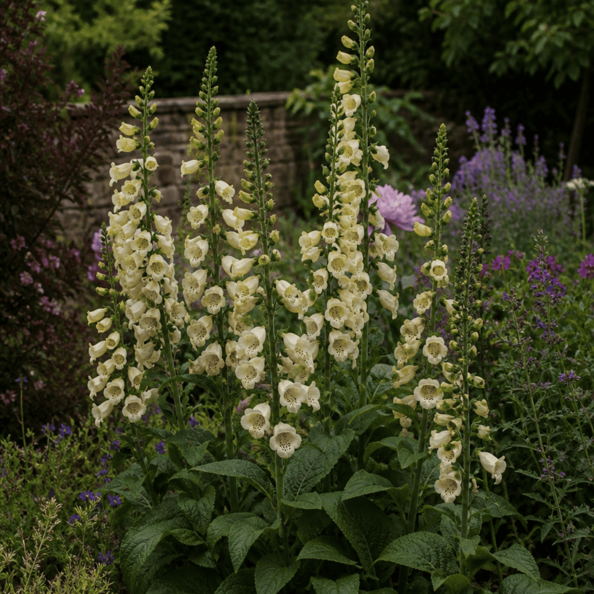 1 Large Plant - Digitalis Dalmatian Cream, Ready to Plant in Your Garden, 2L Pot - Frankton's