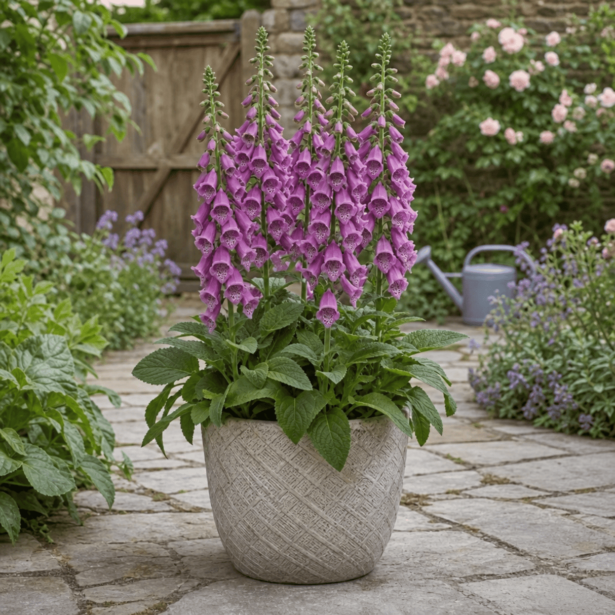 1 Large Plant - Digitalis Dalmatian Purple, Outdoor Garden Ready, 2L Pot - Frankton's