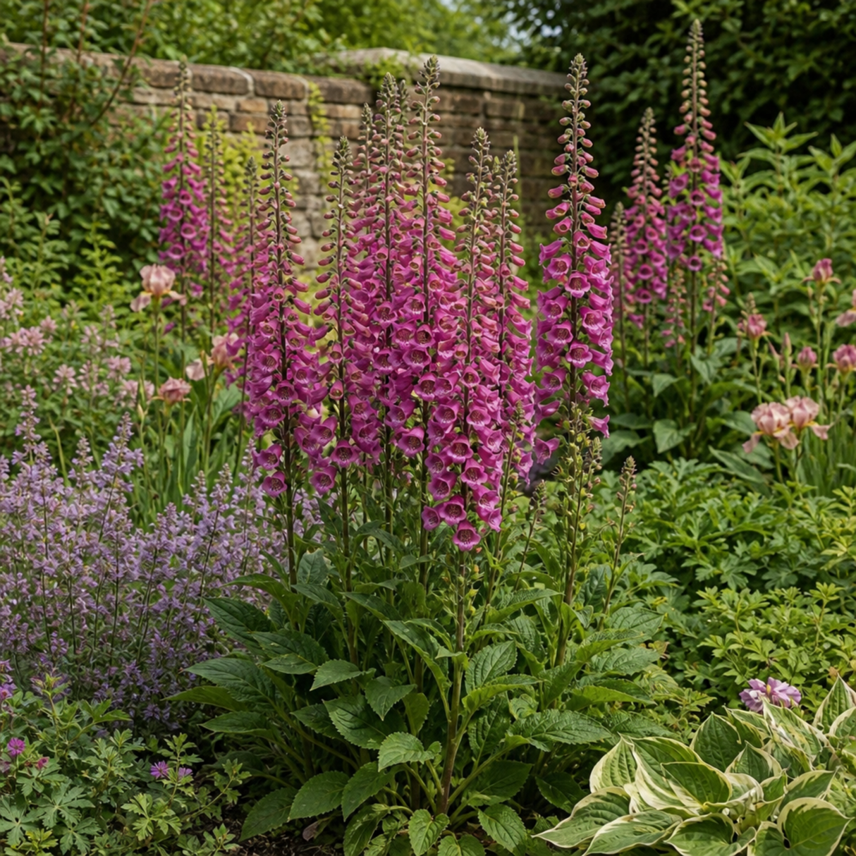 1 Large Plant - Digitalis Dalmatian Purple, Outdoor Garden Ready, 2L Pot - Frankton's