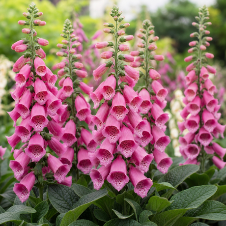 1 Large Plant - Digitalis Dalmatian Rose, Ready to Plant in Your Garden, 2L Pot - Frankton's