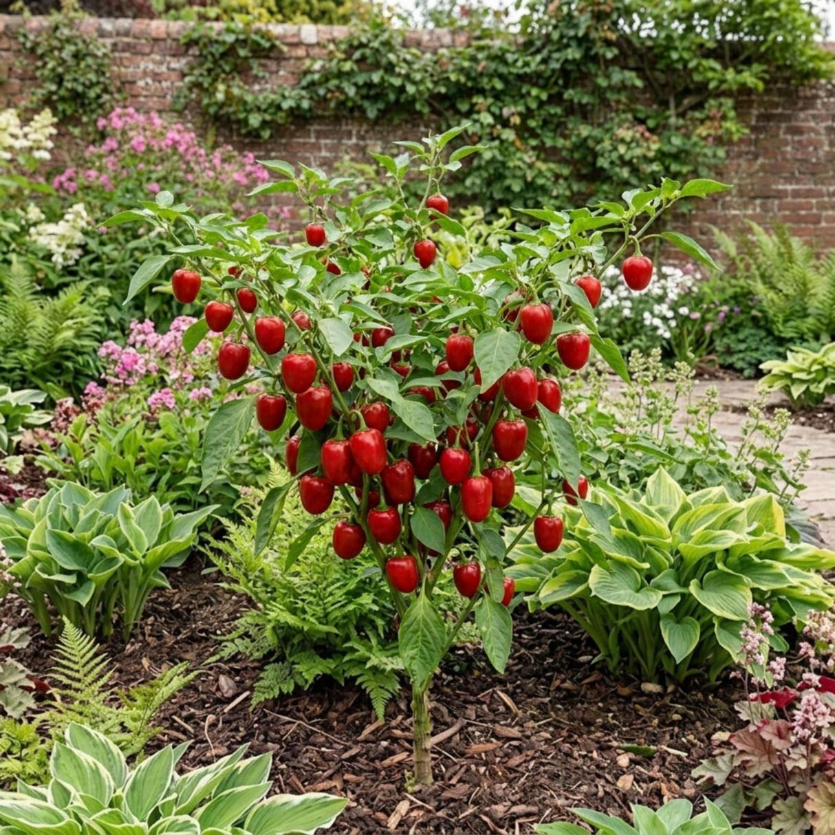 1 Large Plant - Grow Your Own Sweet Pepper Snack Red, Outdoor Garden Ready - Frankton's