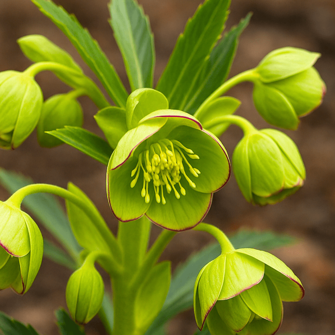 1 Large Plant - Hellebore Foetidus, Ready to Plant in Your Garden, 2L Pot - Frankton's