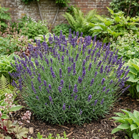 1 Large Plant - Lavender Hidcote Dark Blue, Outdoor Garden Ready, 2L Pot - Frankton's