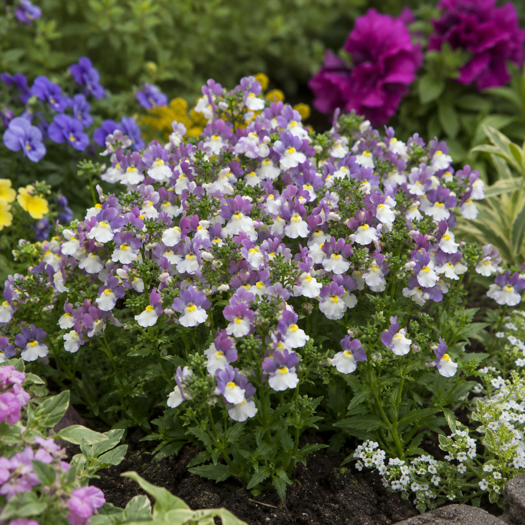 1 Large Plant - Nemesia Lady Kate, Ready to Plant in Your Garden, 5L Pot - Frankton's