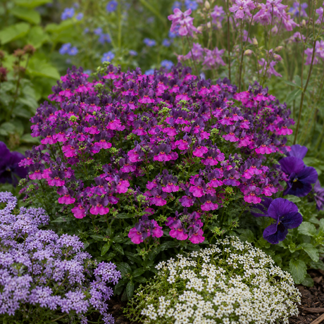 1 Large Plant - Nemesia Lady Lisa, Ready to Plant in Your Garden, 5L Pot - Frankton's