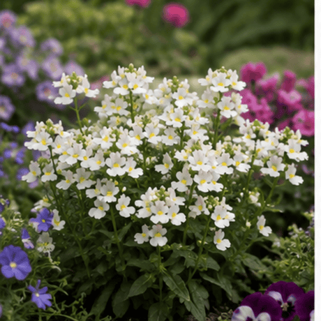 1 Large Plant - Nemesia Lady Mary, Ready to Plant in Your Garden, 5L Pot - Frankton's