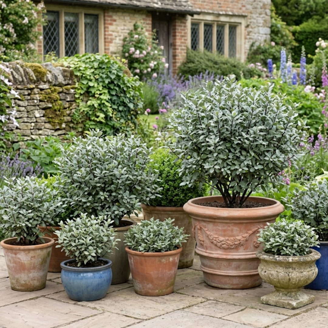 1 Large Plant - Pittosporum Atlantic Blue, Ready to Plant in Your Garden, 3L Pot - Frankton's