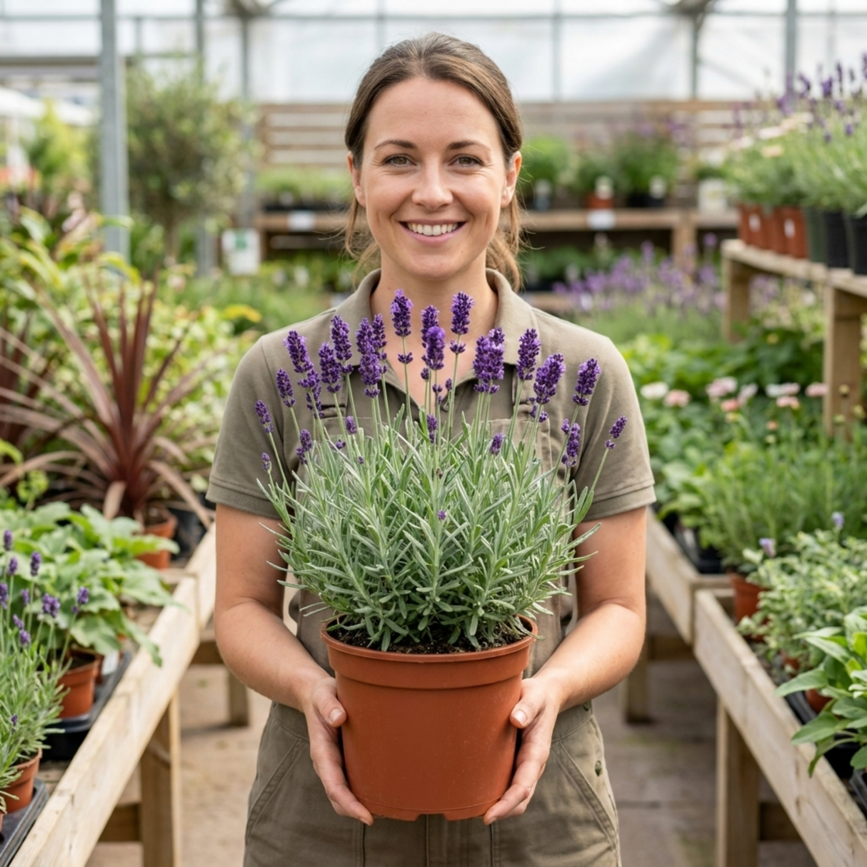 1 Lavender Essence Purple Hardy Perennial Plant, Fragrant Bee Friendly Garden Shrub, 2 Litre Root Ball - Frankton's