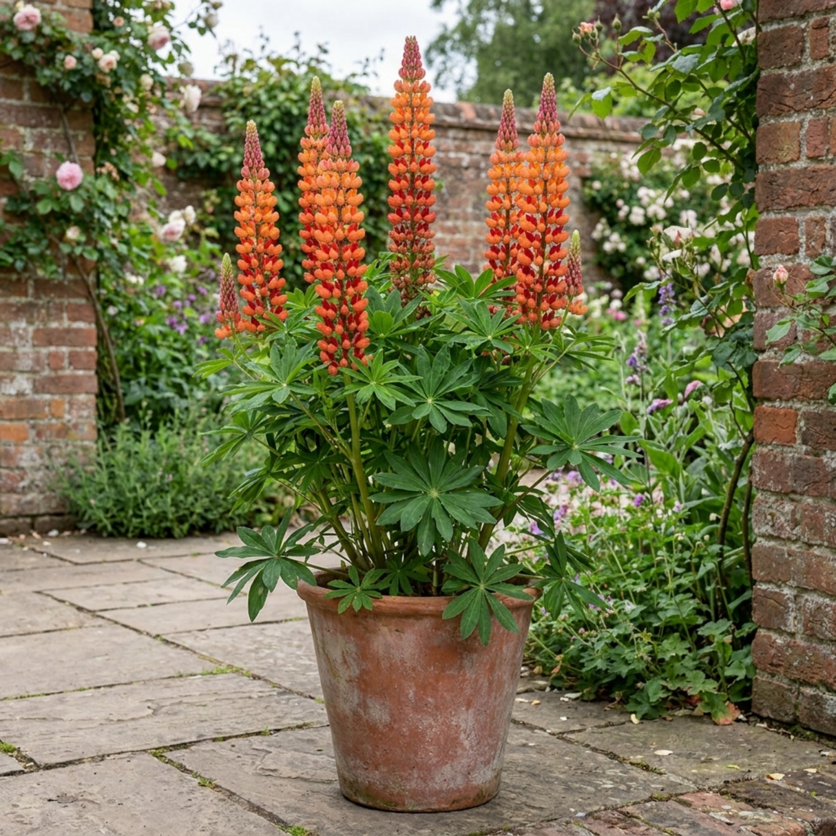 1 Lupin Gladiator Hardy Perennial Plant, Bee Friendly Summer Flowering, Outdoor Garden Ready, 19cm Root-Ball - Frankton's