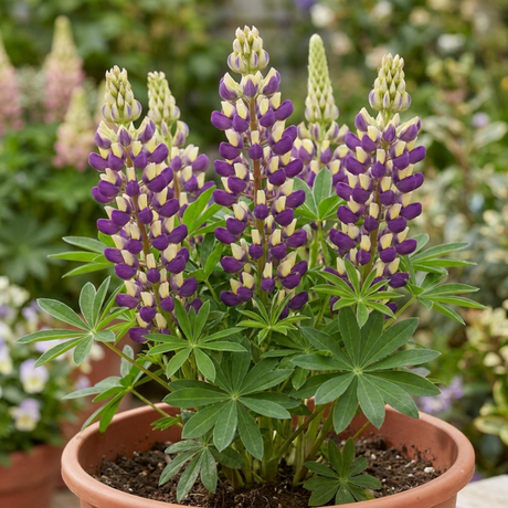 1 Lupin Manhattan Lights Hardy Perennial Plant, Summer Flowering Outdoor Garden Ready, 3L Root Ball - Frankton's