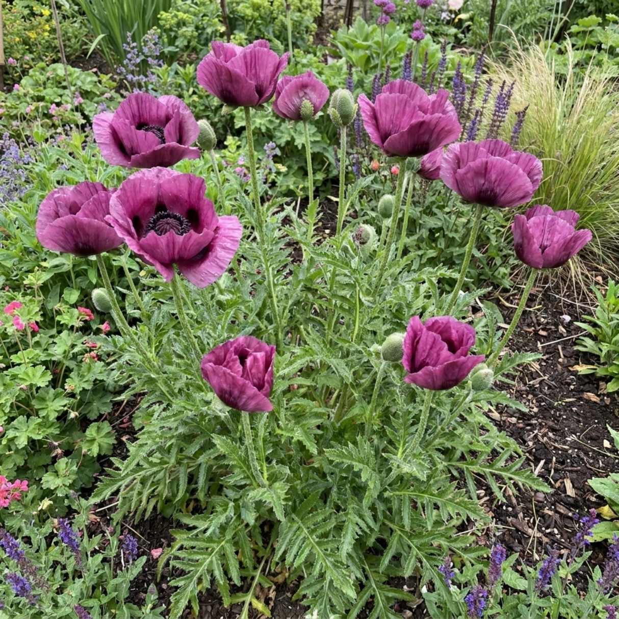 1 Oriental Papaver Bolero Perennial Poppy Plant, Summer Flowering, Garden Ready, 3 Litre Root Ball - Frankton's