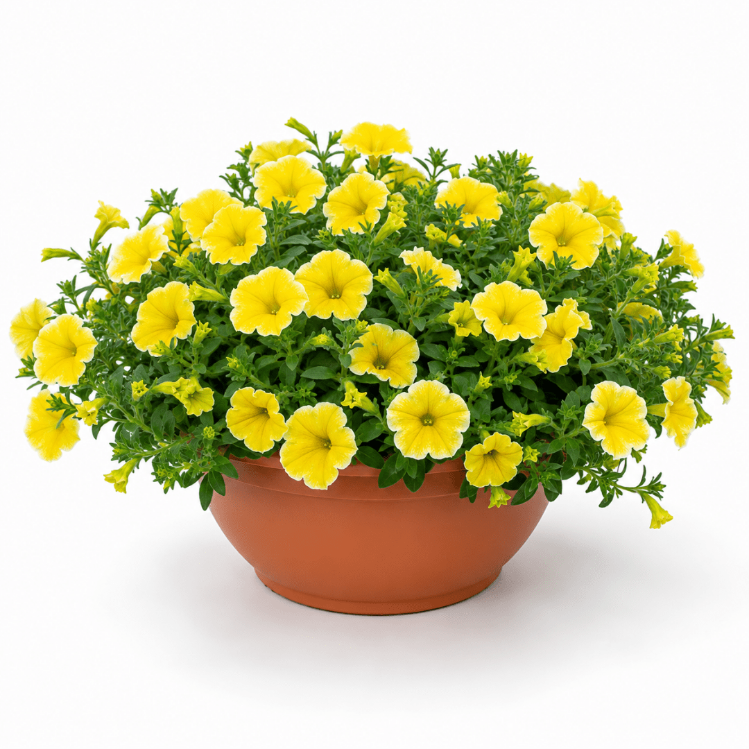 1 Petunia Bees Knees Flowering Plant, Outdoor Garden Ready, Summer Patio Bedding, 21cm Root Ball - Frankton's