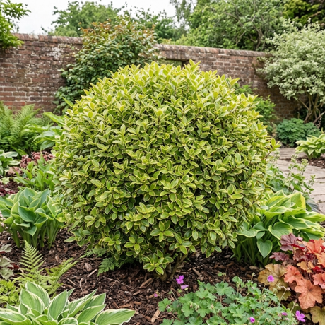 1 Pittosporum Tenuifolium Golden Ball, Hardy Evergreen Shrub for Garden, 3 Litre Root Ball - Frankton's