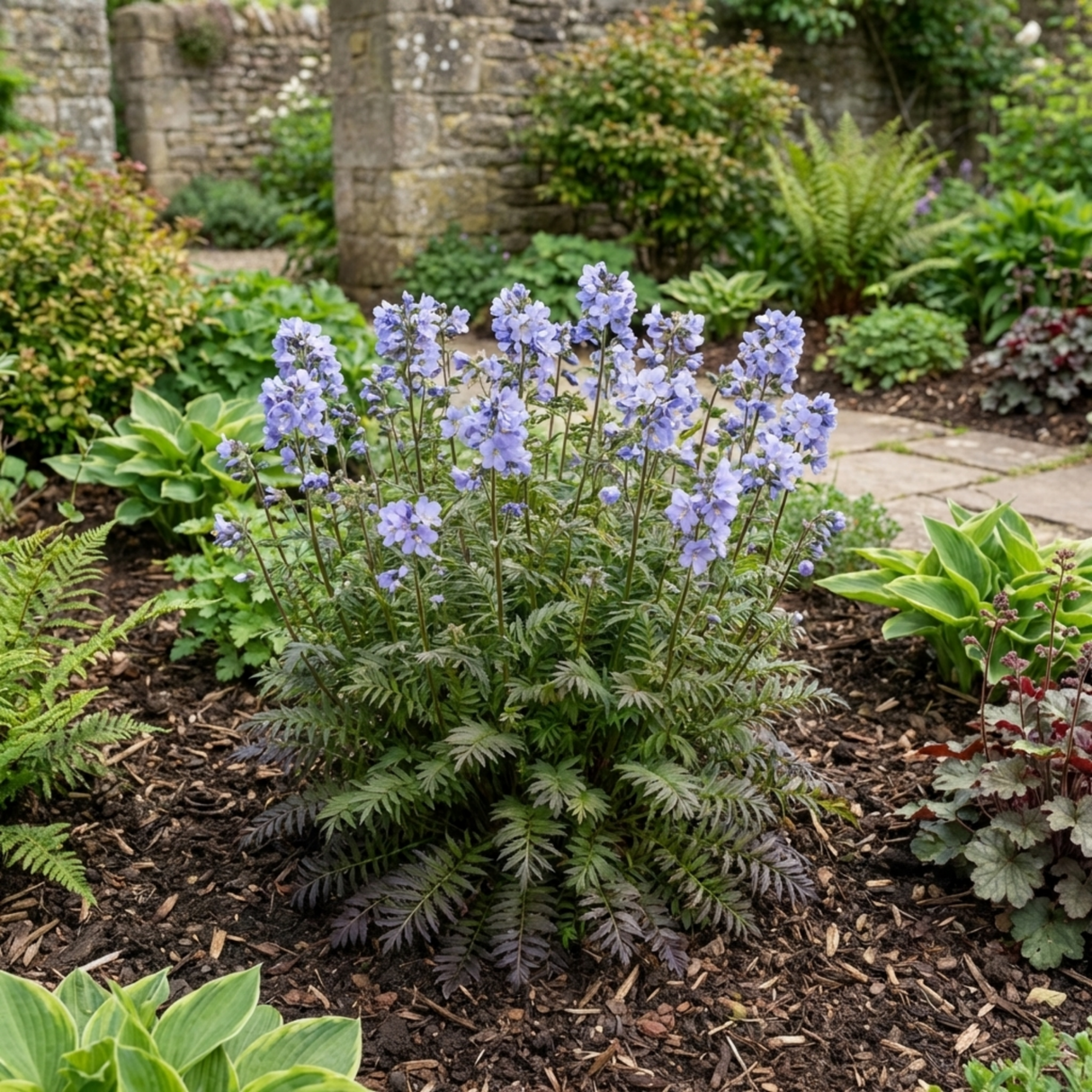 1 Polemonium Heaven Scent Flowering Plant, Hardy Perennial for Cottage Garden, Bee Friendly, 3 Litre Root Ball - Frankton's