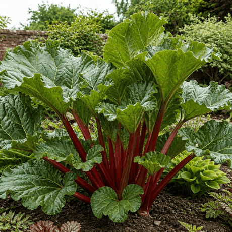 1 Rhubarb Timperley Early Plant, Hardy Perennial Fruit for Garden, Grow Your Own, 2Ltr Root Ball - Frankton's