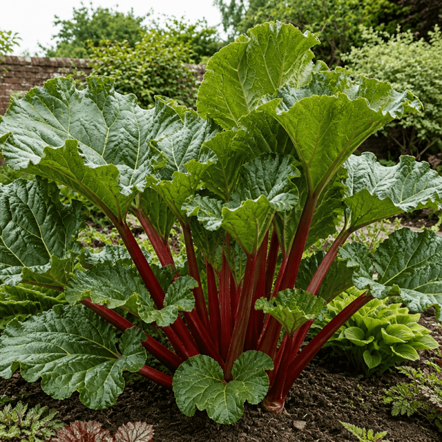1 Rhubarb Timperley Early Plant, Hardy Perennial Fruit for Garden, Grow Your Own, 2Ltr Root Ball - Frankton's